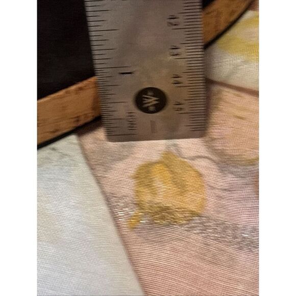 NWT Calvin Klein Black Suede Round Toe Cork Platform 5 in Heels Size 8.5 - Picture 7 of 12